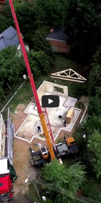 Video reportaż budowa domu szkieletowego w pigułce